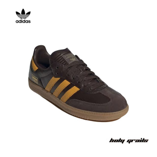 Adidas Samba OG 'Dark Brown Yellow' IG6174 Sneakers - Front