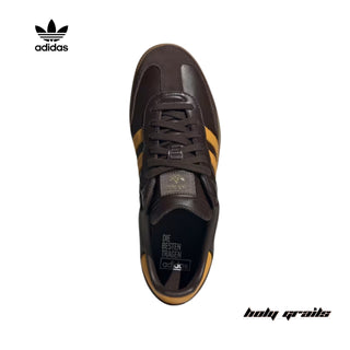 Adidas Samba OG 'Dark Brown Yellow' IG6174 Sneakers - Top