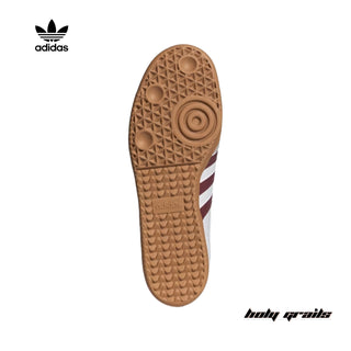 Adidas Samba OG 'White Burgundy Gum' IF3813 Sneakers - Bottom Sole