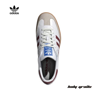 Adidas Samba OG 'White Burgundy Gum' IF3813 Sneakers - Top