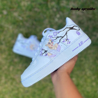 Air Force 1 x Arianaโs Girl Pop Culture Themed Hand Painted Custom Kicks - Side 2