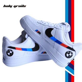 Air Force 1 x BMW Legend Car Theme Custom Kicks - Sides