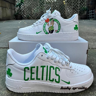 Air Force 1 x Celectics Basket Ball Themed Custom Kicks - Both Sides With Box
