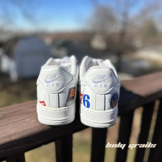 Air Force 1 x Chicago Basketball Themed Custom Kicks - Back