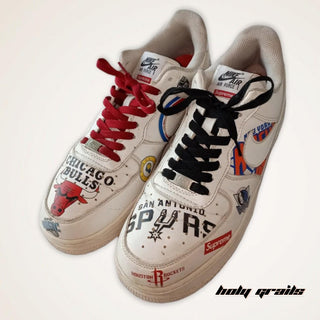 Air Force 1 x Chicago Basketball Themed Custom Kicks - Top
