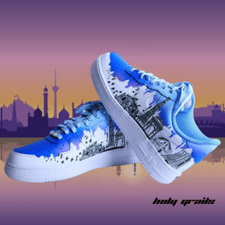 Air Force 1 x Dil se Delhiwale Cities Skylines Themed Custom Kicks - Both Sides