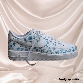 Air Force 1 x Flowers And You Hand Painted Custom Kicks - Side