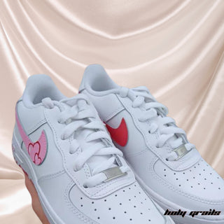 Air Force 1 x ILY Hand Painted Custom Kicks - Front Close Up