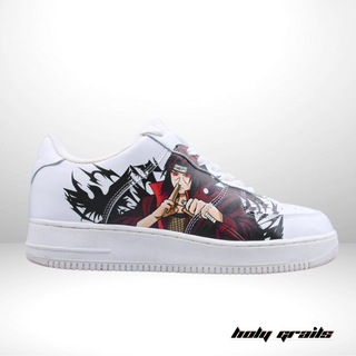 Air Force 1 x Itachi Bleed Naturo Anime Themed Custom Kicks - Side 1