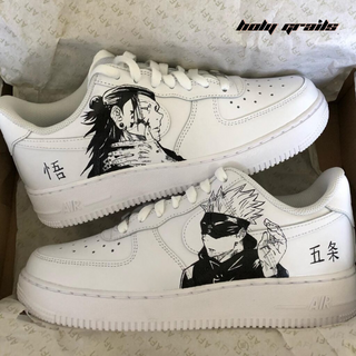 Air Force 1 x Jujutsu Kaisen Anime Themed Custom Kicks - Both Sides