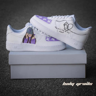 Air Force 1 x K Pop Korean Drama Themed Custom Kicks - Sides on Box