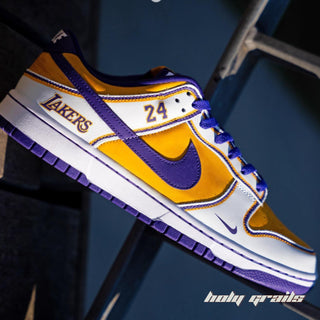 Air Force 1 x Lakers Basket Ball Themed Custom Kicks - Side 1