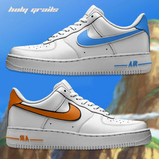 Air Force 1 x Legendary Goku Dragon Ball Super Anime Themed Custom Kicks - Both Inner Sides