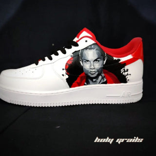 Air Force 1 x Manchester United Football Themed Ronaldo Custom Kicks - Side 1