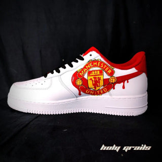 Air Force 1 x Manchester United Football Themed Ronaldo Custom Kicks - Side 2