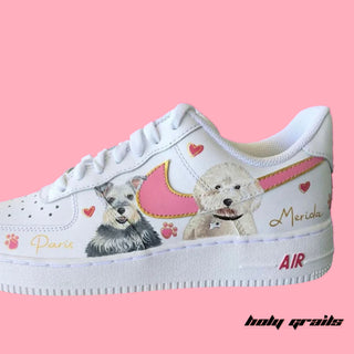 Air Force 1 x Paw Love Pets Themed Custom Kicks - Side 2