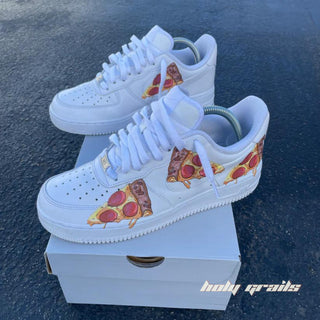 Air Force 1 x Pizza Food Themed Custom Kicks - Side 2