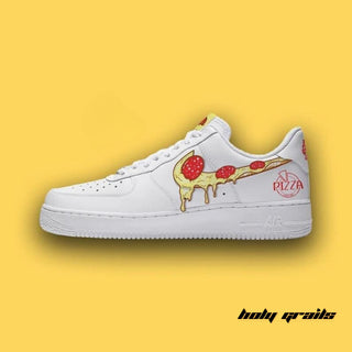 Air Force 1 x Pizza Swoosh Food Themed Custom Kicks - Side 2