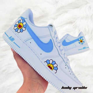 Air Force 1 x Pop A Smile Abstract Themed Custom Kicks - Side 1