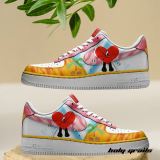 Air Force 1 x Radiant Heart Abstract Themed Custom Kicks - Both Inner Sides