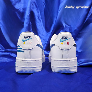 Air Force 1 x Real Madrid Football Themed Custom Kicks - Back