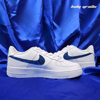 Air Force 1 x Real Madrid Football Themed Custom Kicks - Inner Sides