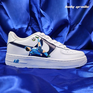 Air Force 1 x Real Madrid Football Themed Custom Kicks - Side 1