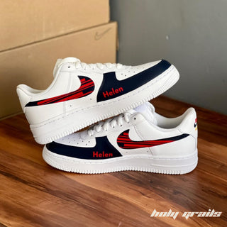 Air Force 1 x Red Bull Food Themed Custom Kicks - Both Sides Inner