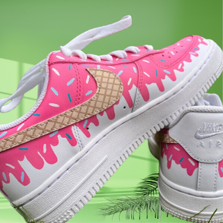 Air Force 1 x Scoop Woop Food Themed Custom Kicks - Side 1