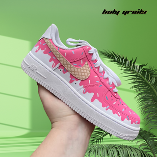 Air Force 1 x Scoop Woop Food Themed Custom Kicks - Side 2