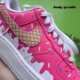 Air Force 1 x Scoop Woop Food Themed Custom Kicks - close up