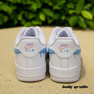Air Force 1 x Spring Pastels Abstract Themed Custom Kicks - Back