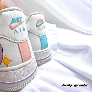 Air Force 1 x Stitch Cartoon Character Themed Custom Kicks - Back