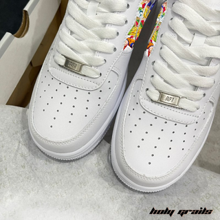 Air Force 1 x Super Saiyan Dragon Ball Super Anime Themed Custom Kicks - Top