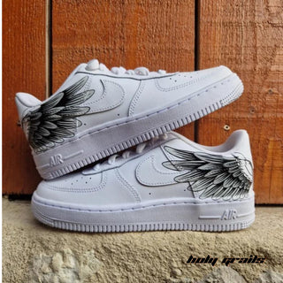 Air Force 1 x Winged Glory Abstract Themed Custom Kicks - Both Sides
