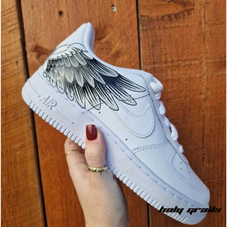Air Force 1 x Winged Glory Abstract Themed Custom Kicks - Side