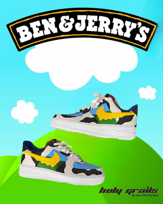 Ben & Jerry Kicks Custom Kicks - Sides