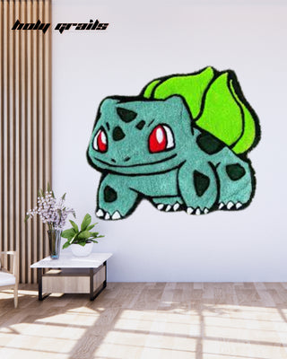 Bulbabloom Tufted Rug On Wall