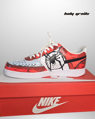 Buy Custom Air Force 1 x Spiderverse Low Marvel Themed Sneakers - Side 1