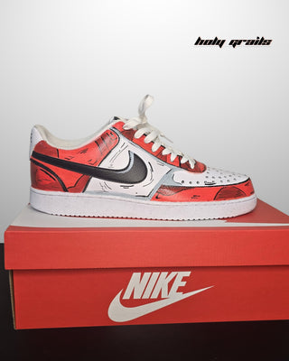 Buy Custom Air Force 1 x Spiderverse Low Marvel Themed Sneakers - Side 2