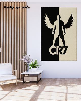 CR7 Ascend Tufted Rug On Wall
