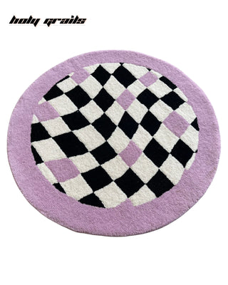 Dreamwave Check Tufted Rug