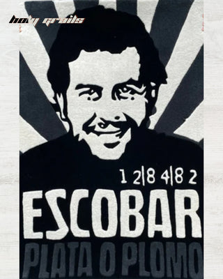 Escobar Swag Tufted Rug On Floor Close