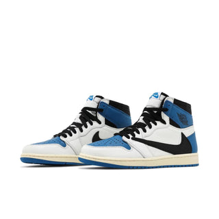 Fragment Design x Travis Scott x Nike Air Jordan 1 Retro High Sneakers - Front