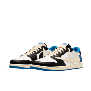 Fragment Design x Travis Scott x Nike Air Jordan 1 Retro Low Sneakers - Front
