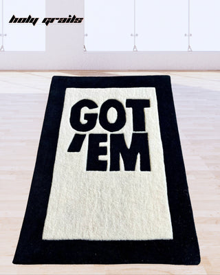 Got'em Tufted Rug On Floor