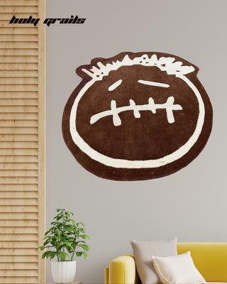 IDGAF Tufted Rug On Wall