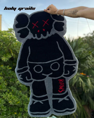 Kaws Hype Tufted Rug Handing in Hand
