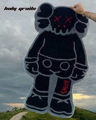 Kaws Hype Tufted Rug In Hand 2