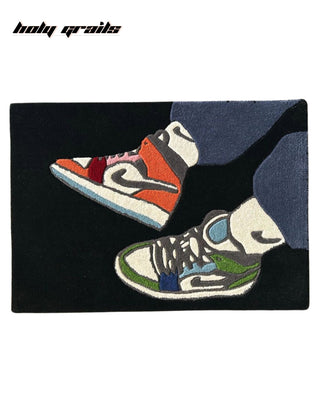 Kick Flex Black Tufted Rug